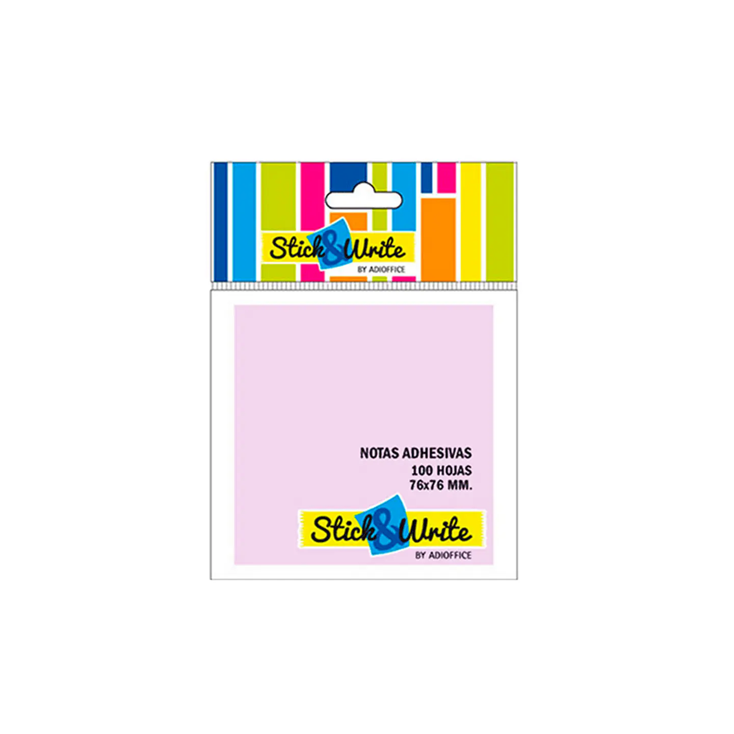 Nota Adhesiva Stick & Write 100 Hojas 76x76mm 2