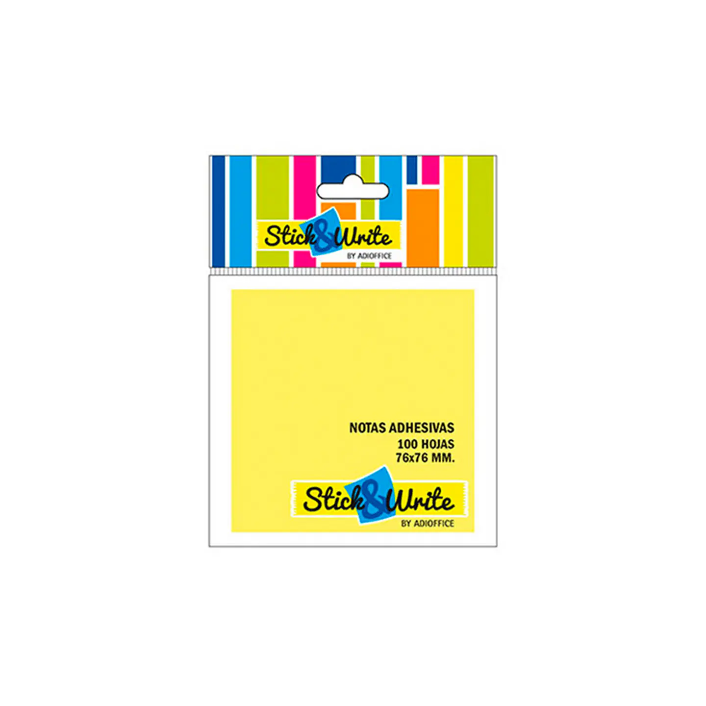 Nota Adhesiva Stick & Write 100 Hojas 76x76mm 3