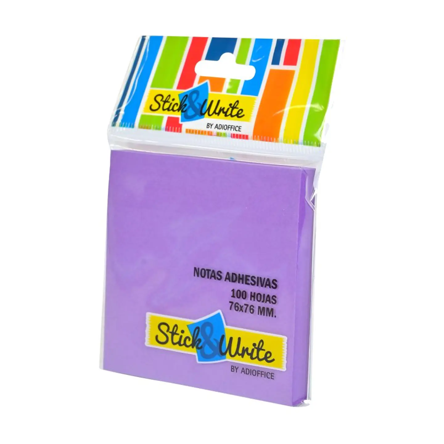 Nota Adhesiva Stick & Write 100 Hojas 76x76mm 4