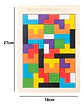 Juego Tetris Puzzle De Madera - Miniatura 1