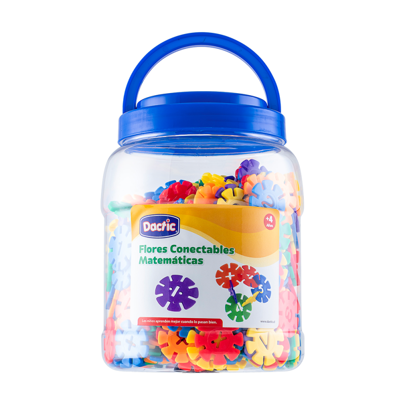 Flores Conectables con Números 500 un.