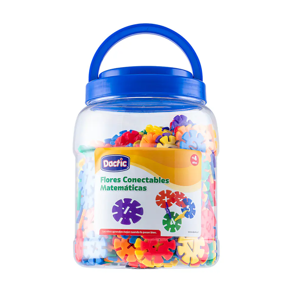 Flores Conectables con Números 500 un. 1