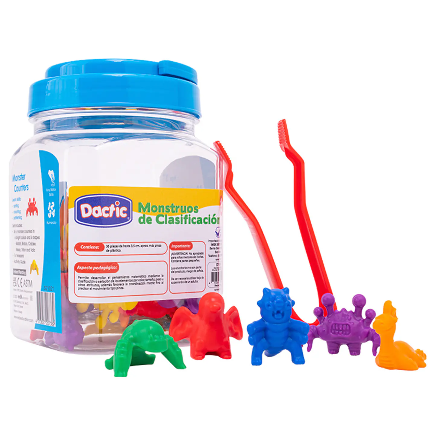 Monstruos para Clasificar + Pinza 1