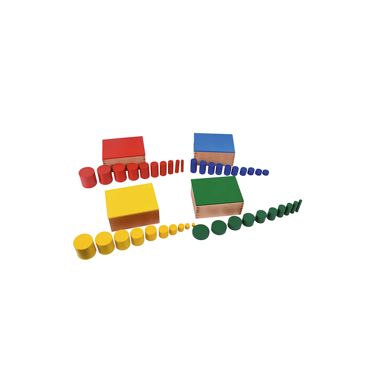 Set de Cilindros de Madera Montessori 3