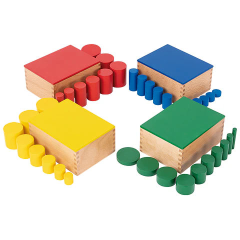 Set de Cilindros de Madera Montessori