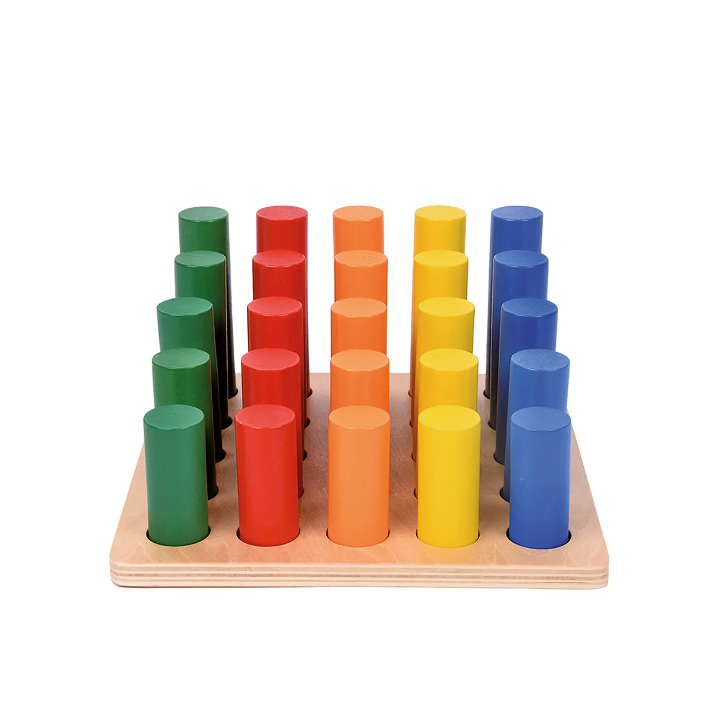 Escala Cilindros Madera Montessori 1