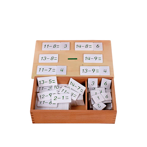 Set de Fichas de Madera para Restar Montessori