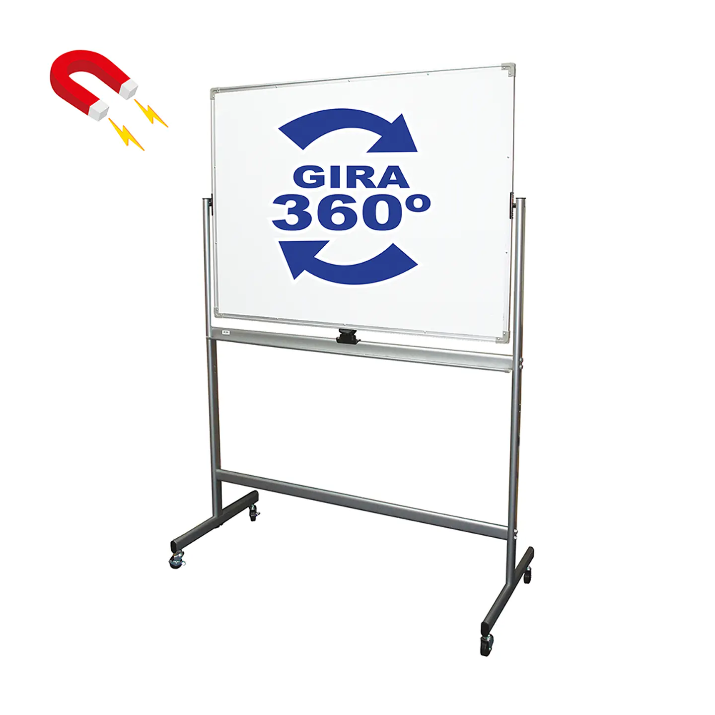 Pizarra con Pedestal de Doble Cara 90x150 cm 1