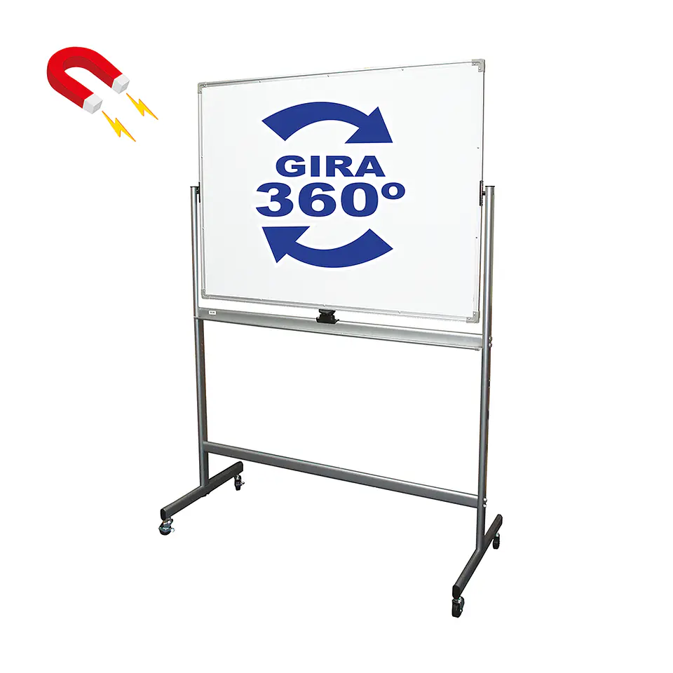 Pizarra con Pedestal de Doble Cara 90x150 cm 1