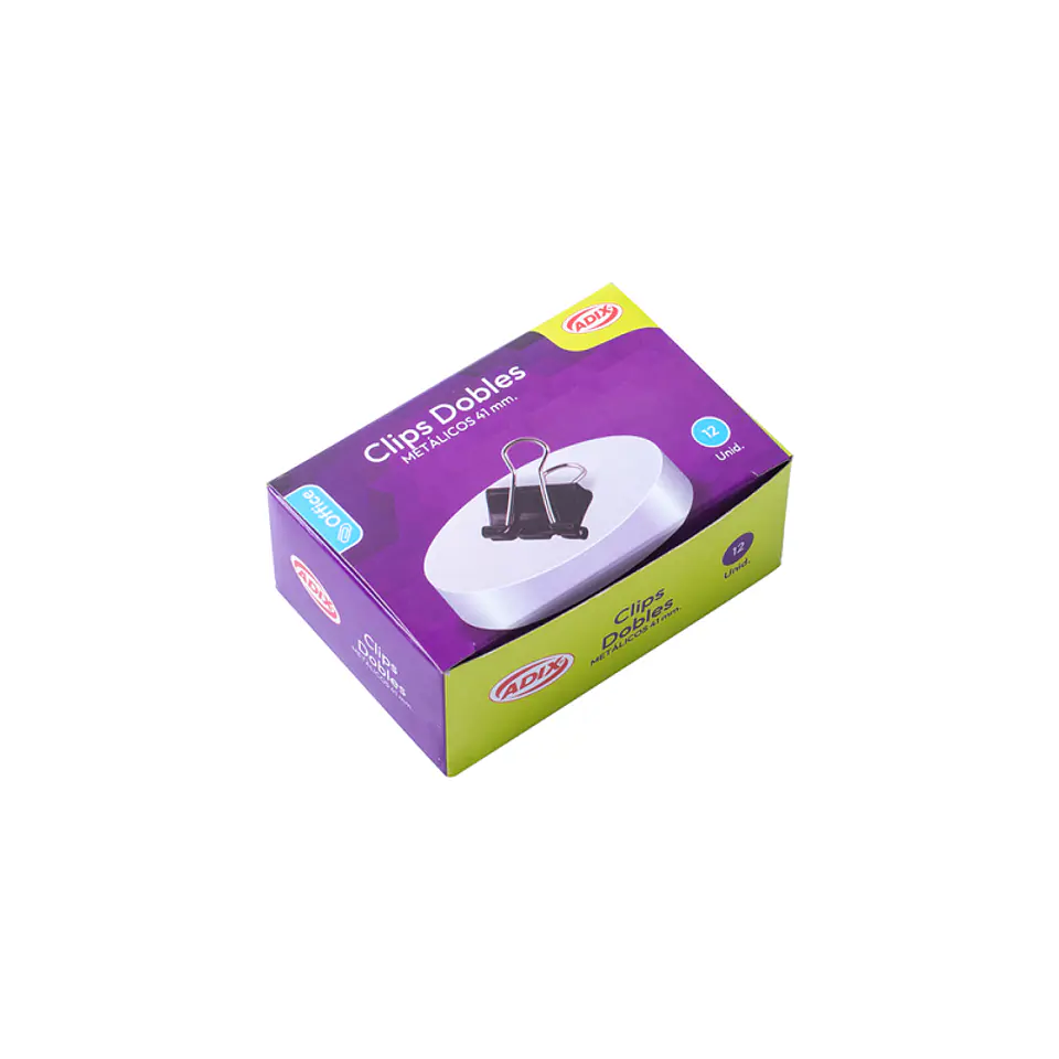 Clip Doble 41mm 12un 1