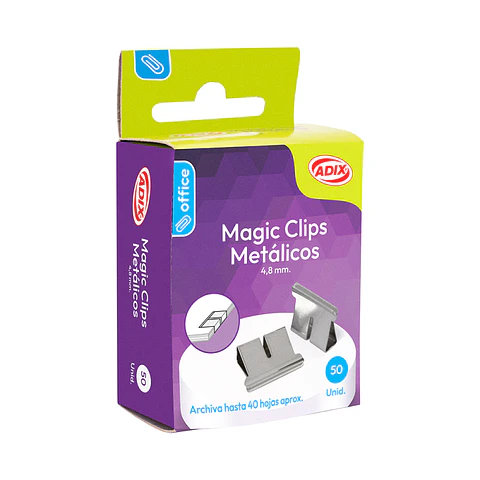 Set Magic Clip Metálicos 4.8mm