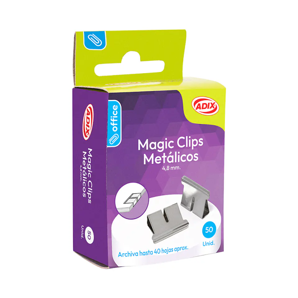 Set Magic Clip Metálicos 4.8mm 1
