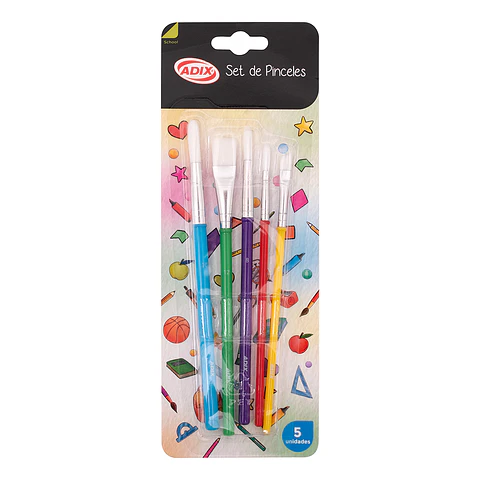 Set Pincel 5u Surtido Blís ADIX