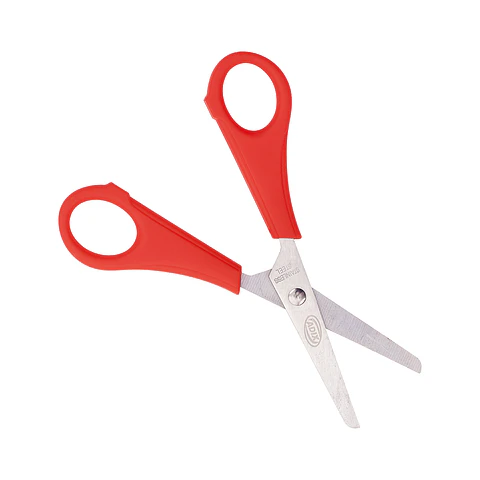Tijera Escolar 13cm Zurdo Rojo ADIX