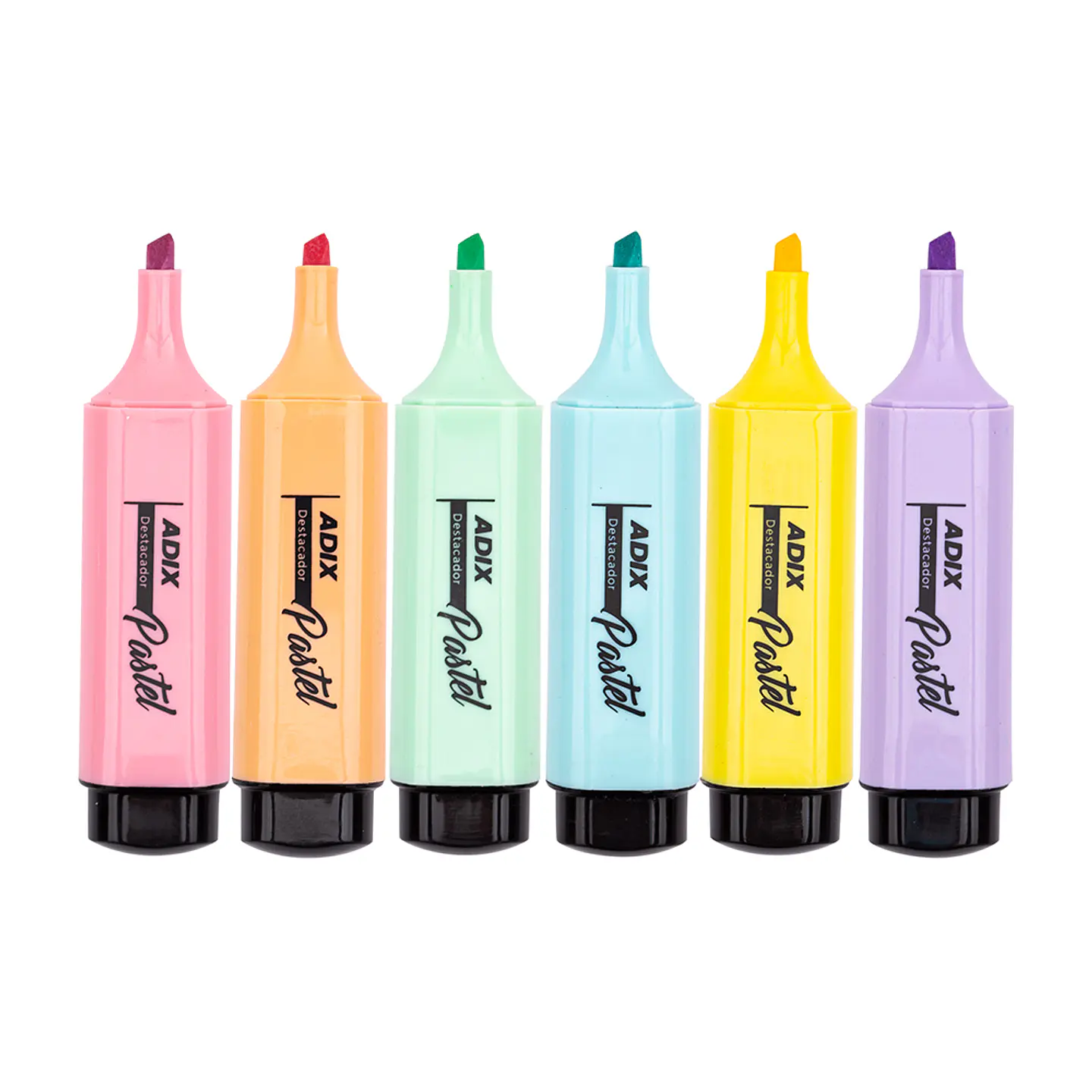 Set Destacador Pastel 6 Colores ADIX 2