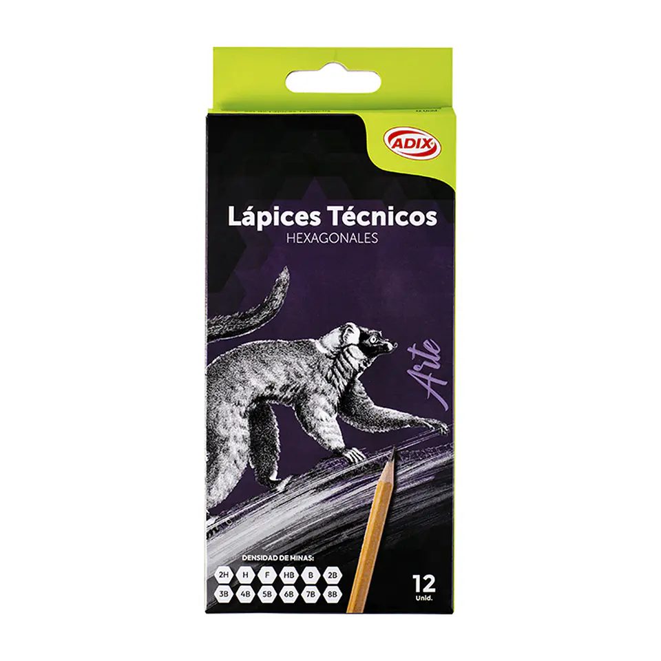 Lápiz Técnico 12 un. Surtido 1