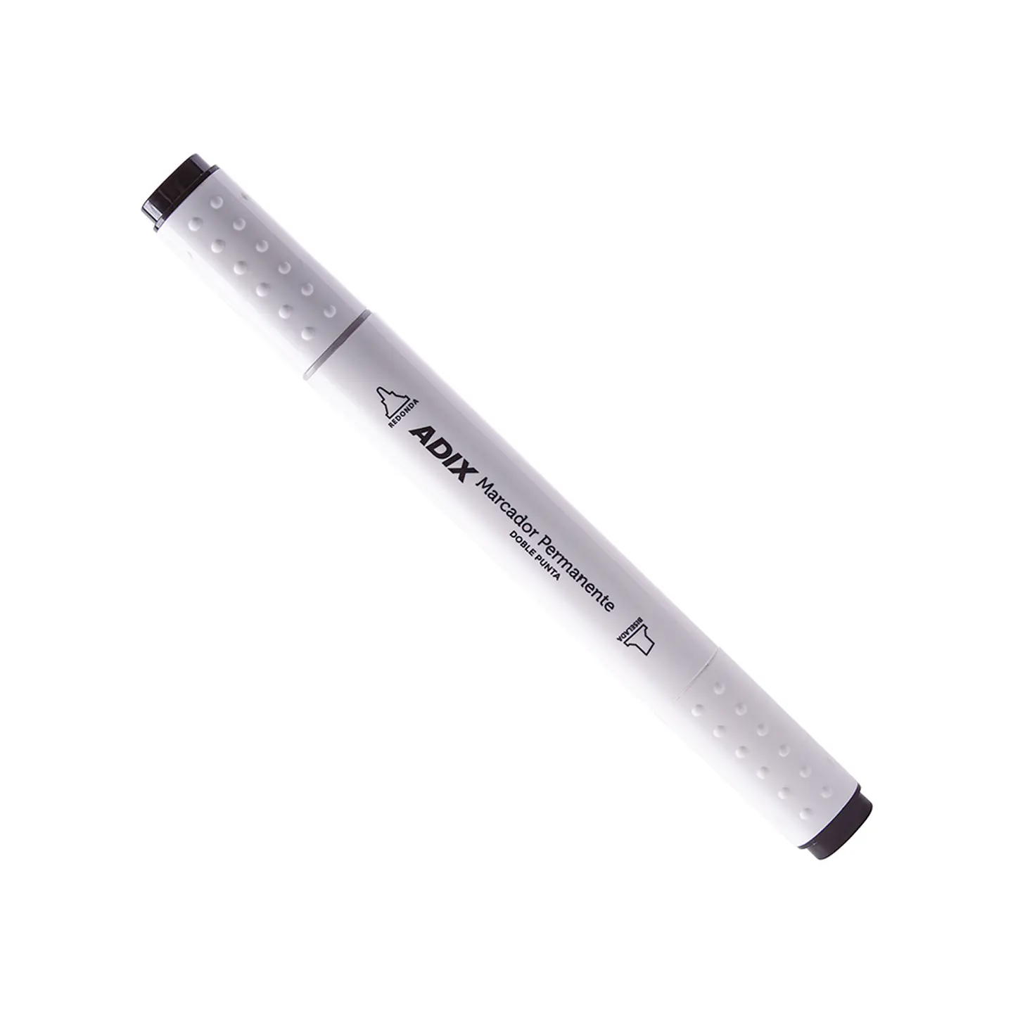 Marcador Permanente Doble Punta Negro ADIX 1