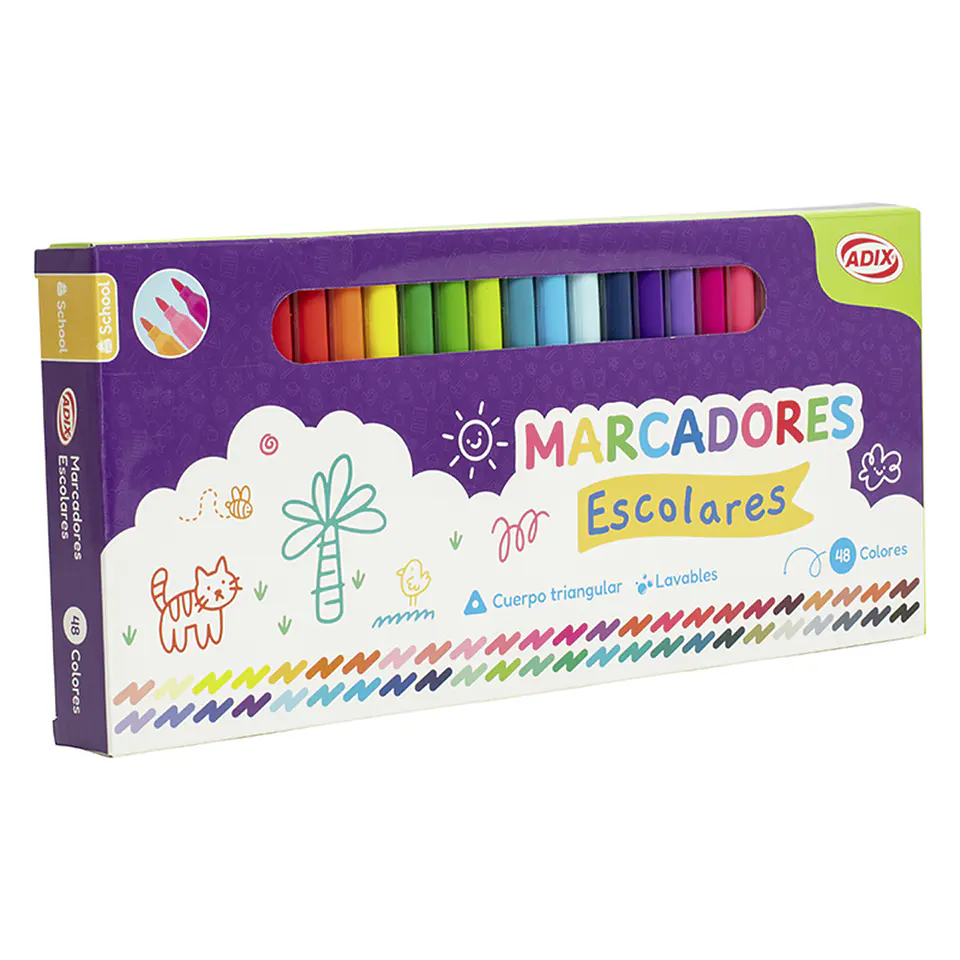 Marcador 48 Colores ADIX 1