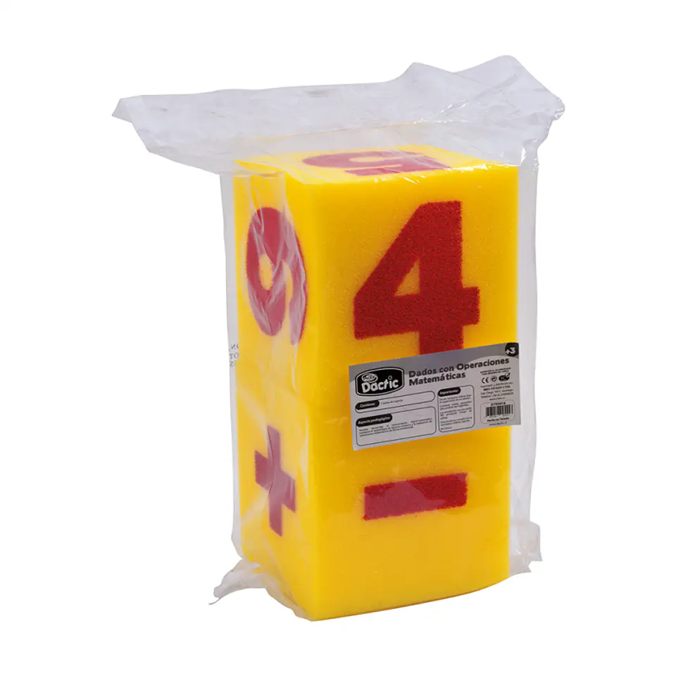 Dado Matemática Esponja 2u DACTIC 1