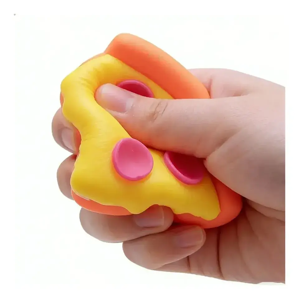 Squishy Pizza Squeezza Juguete Antiestrés 3