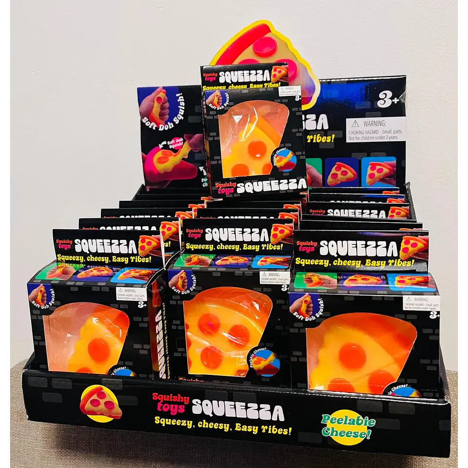 Squishy Pizza Squeezza Juguete Antiestrés 2