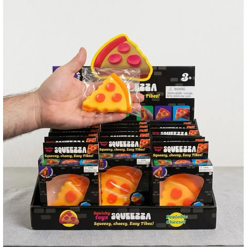 Squishy Pizza Squeezza Juguete Antiestrés 1