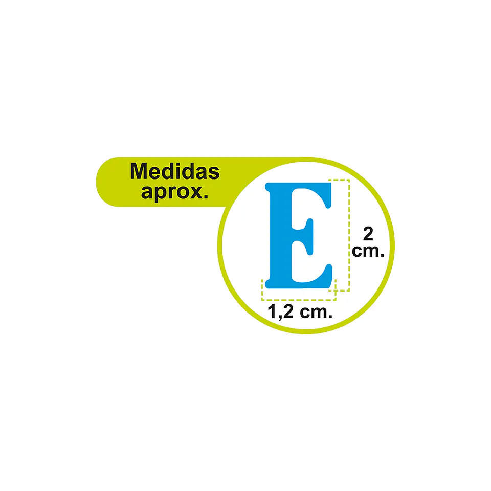 Plantilla Normógrafo Letra y Números Neolite 20mm 2