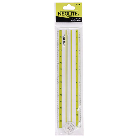 Regla Plástica Plegable 30 cm.