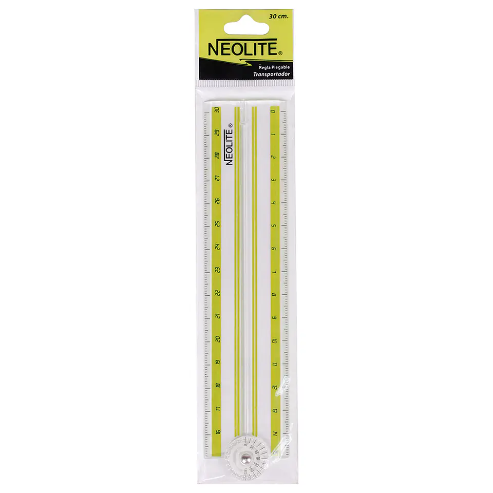 Regla Plástica Plegable 30 cm. 1