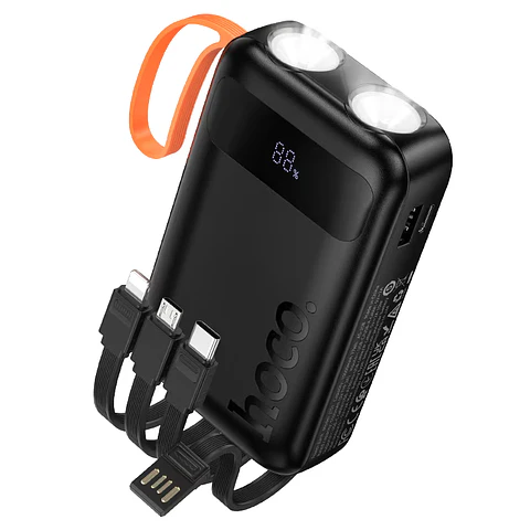 Cargador Portátil Power Bank Linterna HOCO J151 10W 10000 mAh