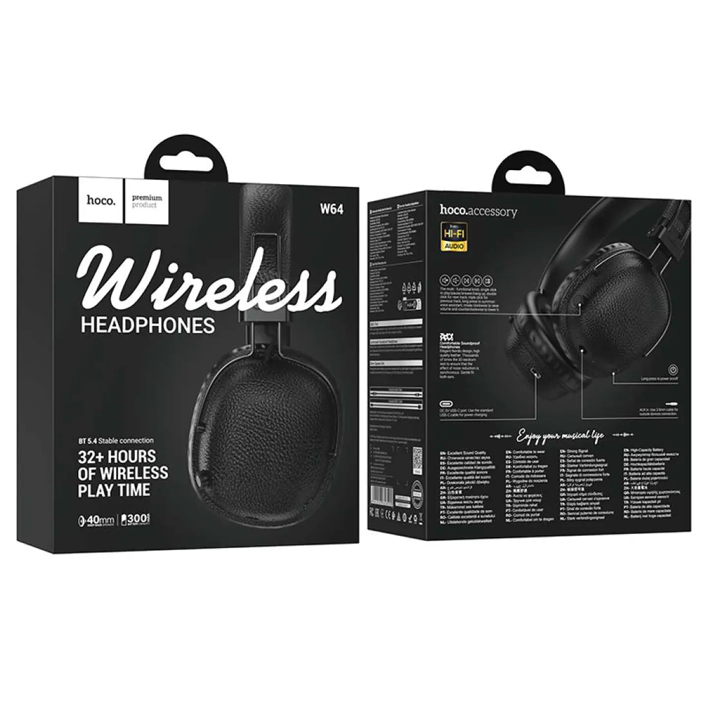 Audífonos Inalámbricos Over-Ear HOCO W64 Earl II Bluetooth 4