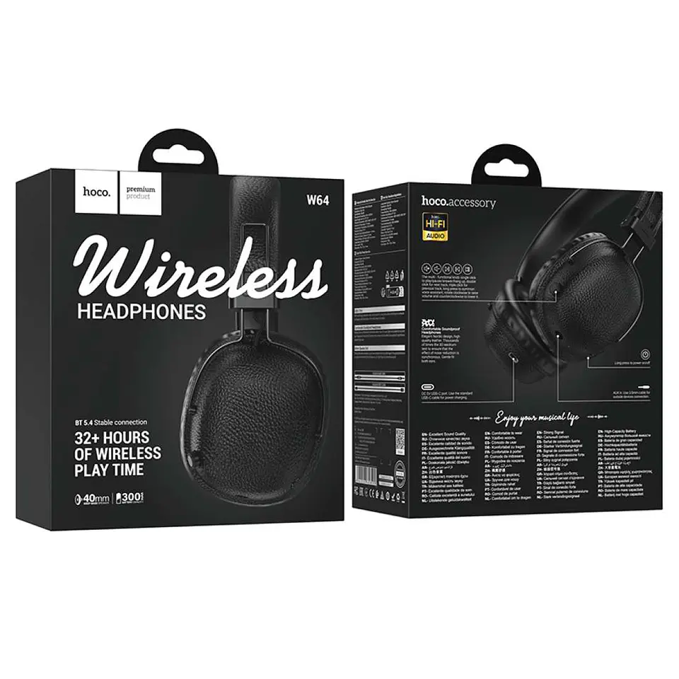Audífonos Inalámbricos Over-Ear HOCO W64 Earl II Bluetooth 4