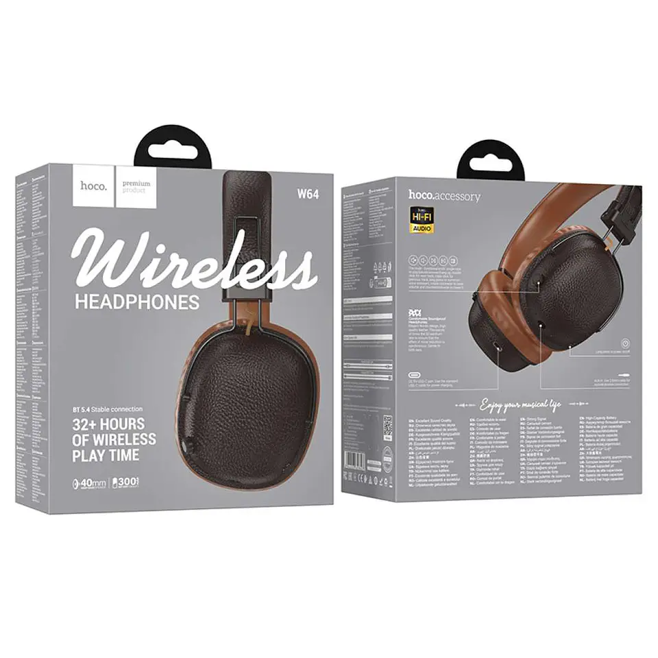 Audífonos Inalámbricos Over-Ear HOCO W64 Earl II Bluetooth 5