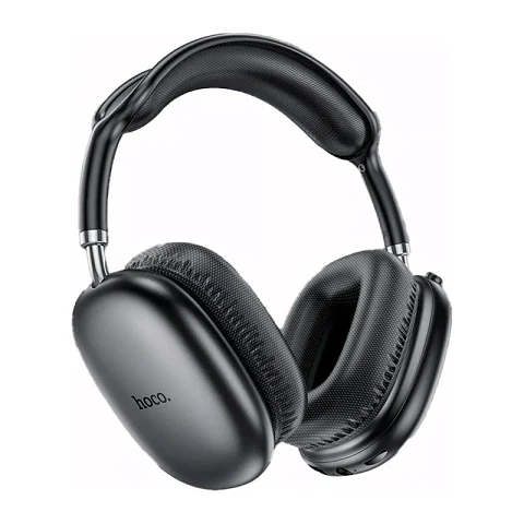 Audífonos Inalámbricos Over-Ear HOCO W35 Negro Acabado Metálico 