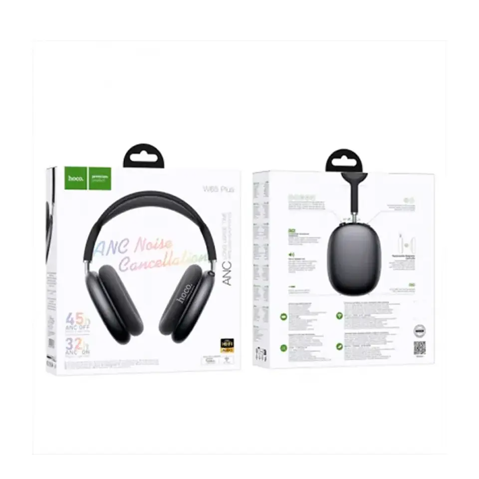 Audífonos Inalámbricos Over-Ear HOCO W65 Plus con Cancelación Activa de Ruido (ANC) 6