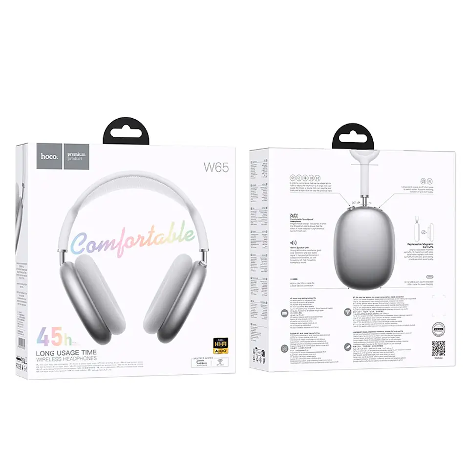 Audífonos Inalámbricos Over-Ear HOCO W65 HiFi 4