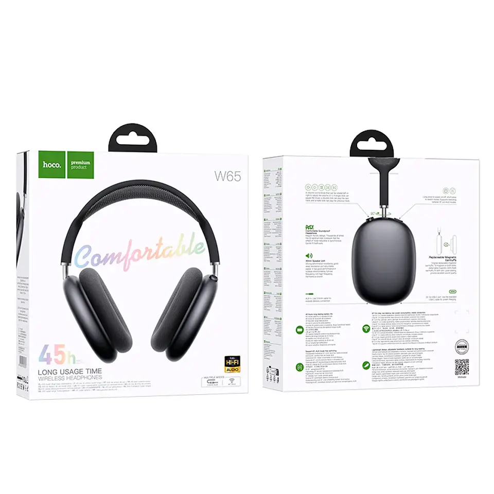 Audífonos Inalámbricos Over-Ear HOCO W65 HiFi 5