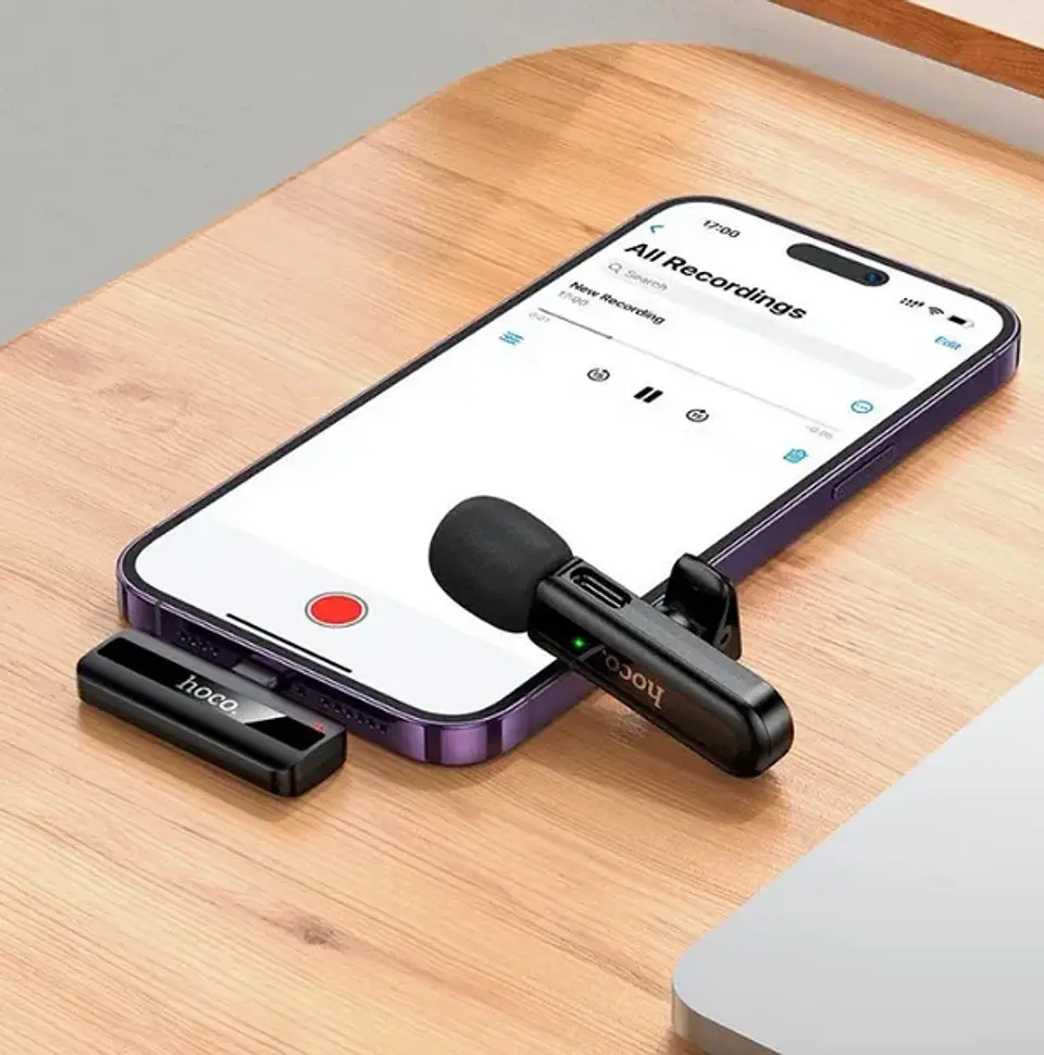 Micrófono Inalámbrico HOCO L20 Conector Lightning  iPhone / iPad 2