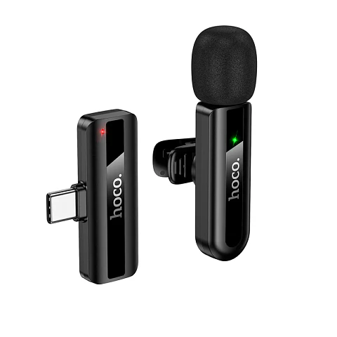 Micrófono Inalámbrico HOCO L20 Tipo-C Android, iPhone 15/16 