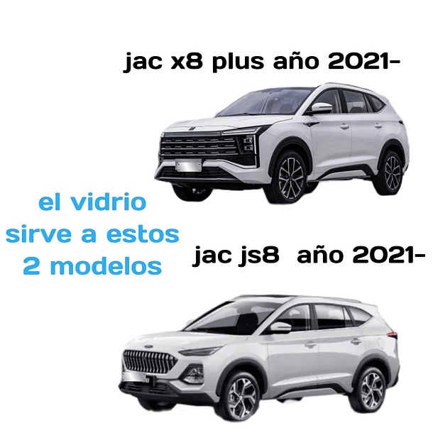 Vidrio Aleta Trasera Izquierda Jac X8-js8 5p 2021- OSCURO ALTERNATIVO 3