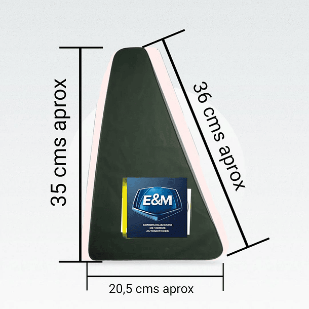 Vidrio Aleta Trasera Izquierda Jac X8-js8 5p 2021- OSCURO ALTERNATIVO 2