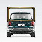 VIDRIO LUNETA GAC GS8 2022- 5 PUERTAS VERDE CON DEFROSTER 1