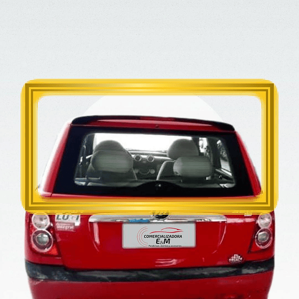 VIDRIO LUNETA LIFAN 320 2007- 5 PUERTAS VERDE C/D-C/P 1