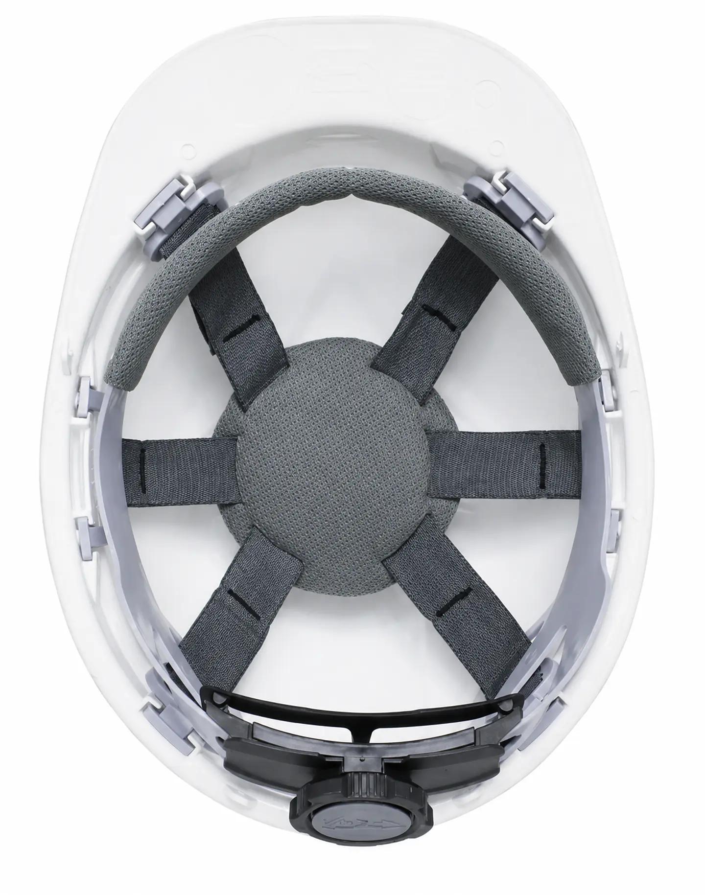 Casco Blanco con Arnés de Cinta 2