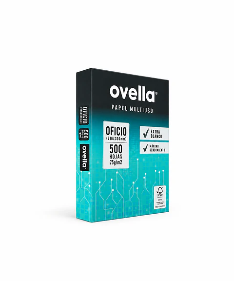 Resma  Fotocopia Oficio 500 Hojas
