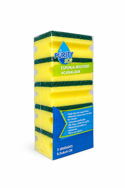 Esponja Acanalada – 5 Unidades