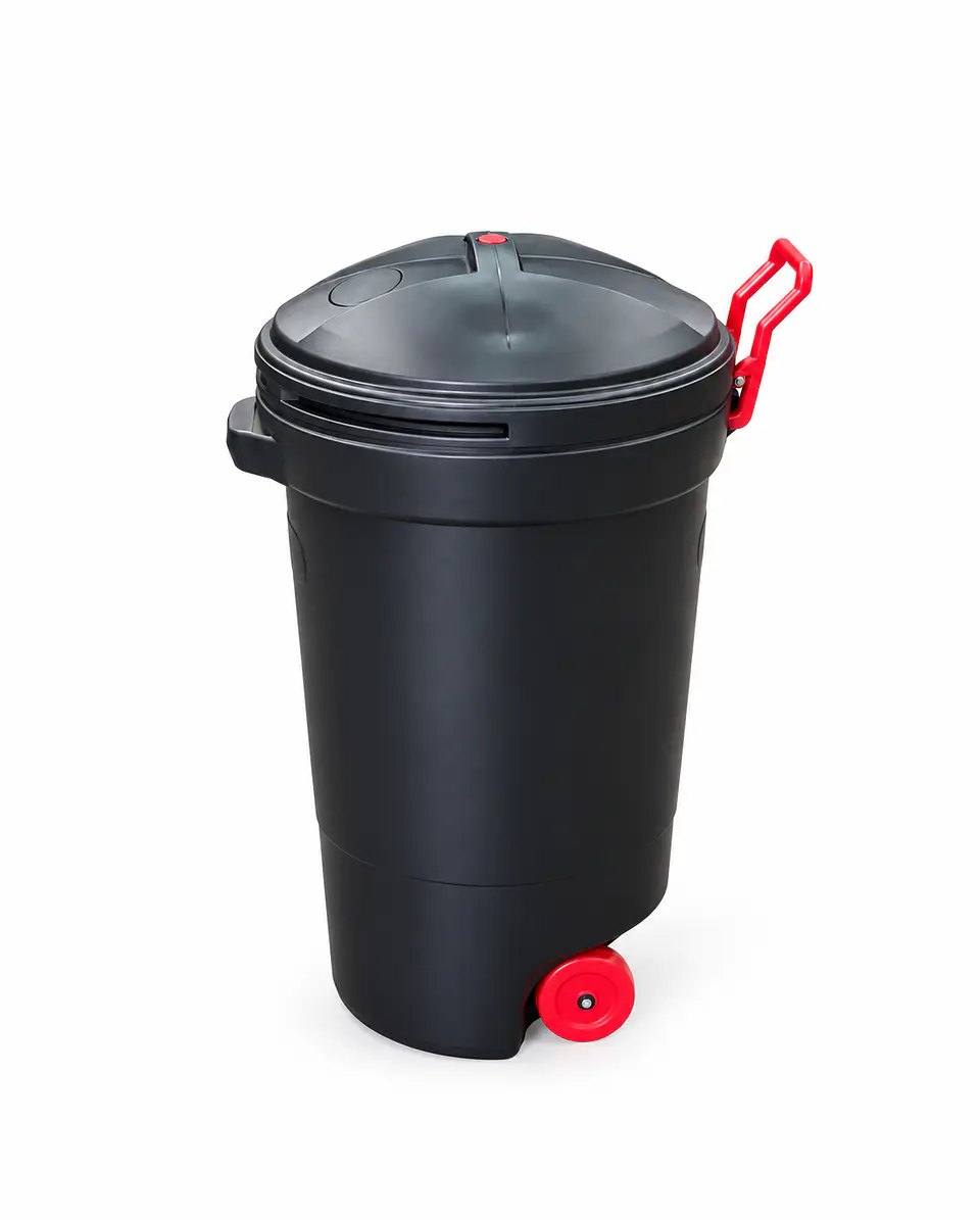 Contenedor de Basura con Ruedas 125 L 1