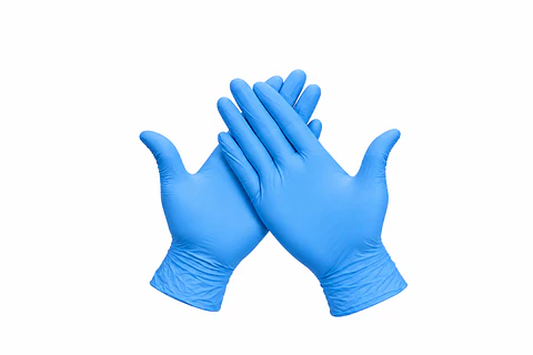 Guante de Nitrilo Azul