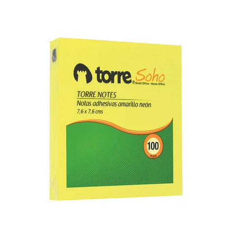 Notas Adhesivas 76 × 76 mm – 100 Hojas