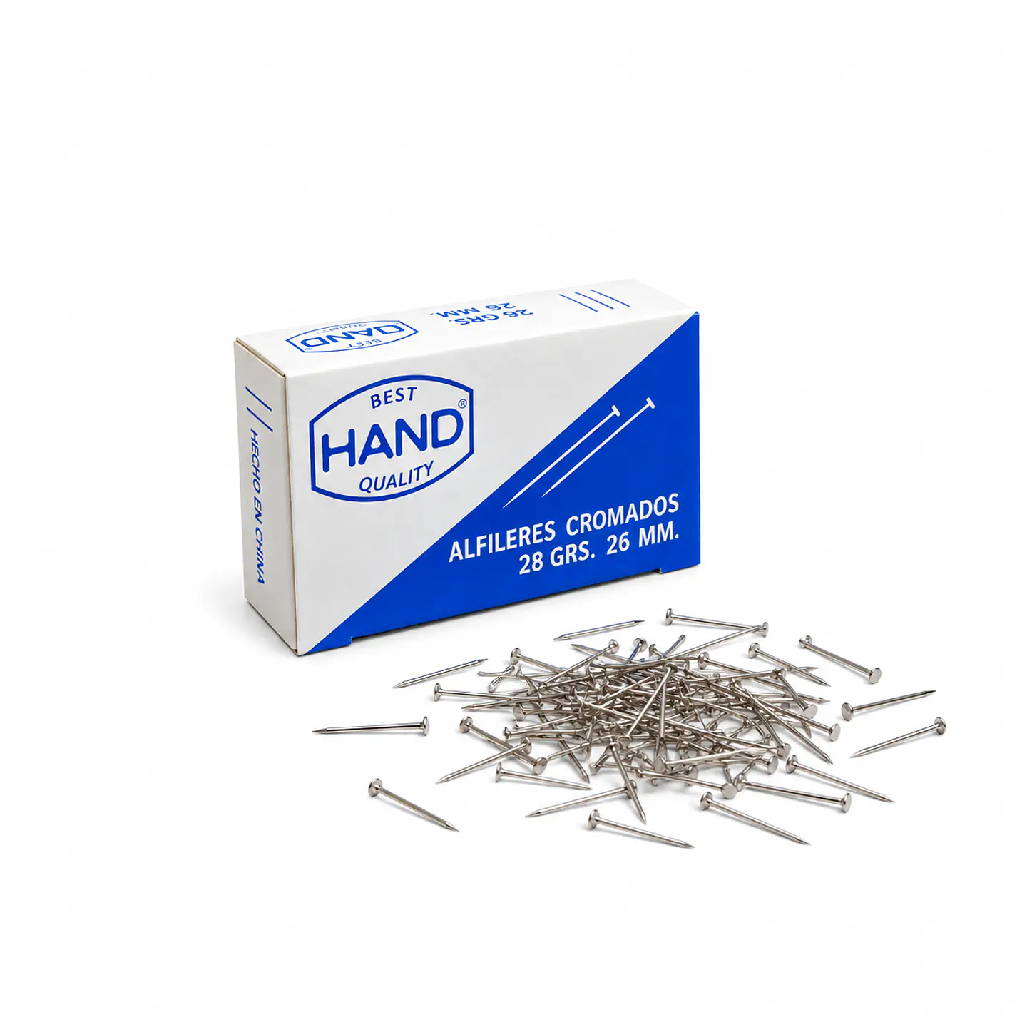 Alfiler Cromado 32 mm – 50 g 1
